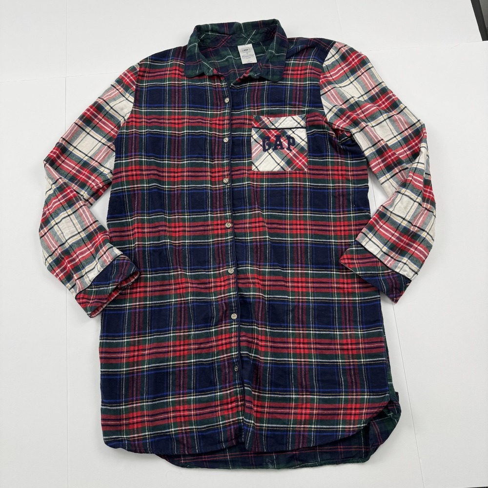 GAP Pendleton Shirt Mens Large Plaid Flannel Button Up Long Sleeve Pocket